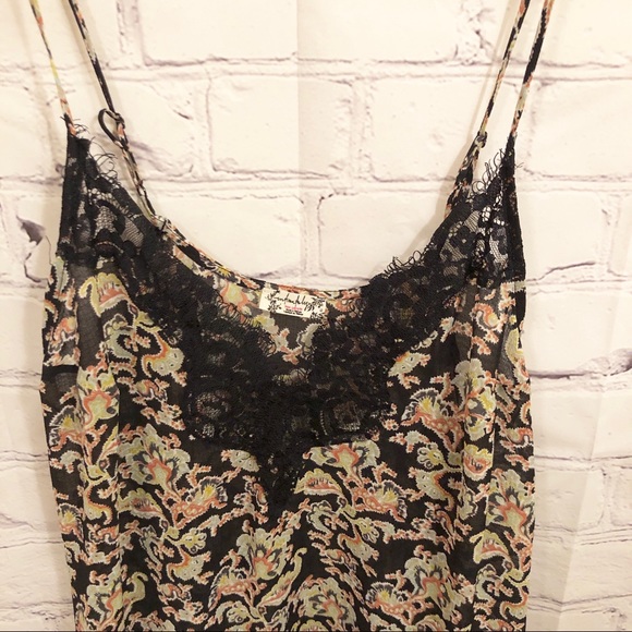 NWT Free People Intimately paisley cami tank top - Picture 4 of 5